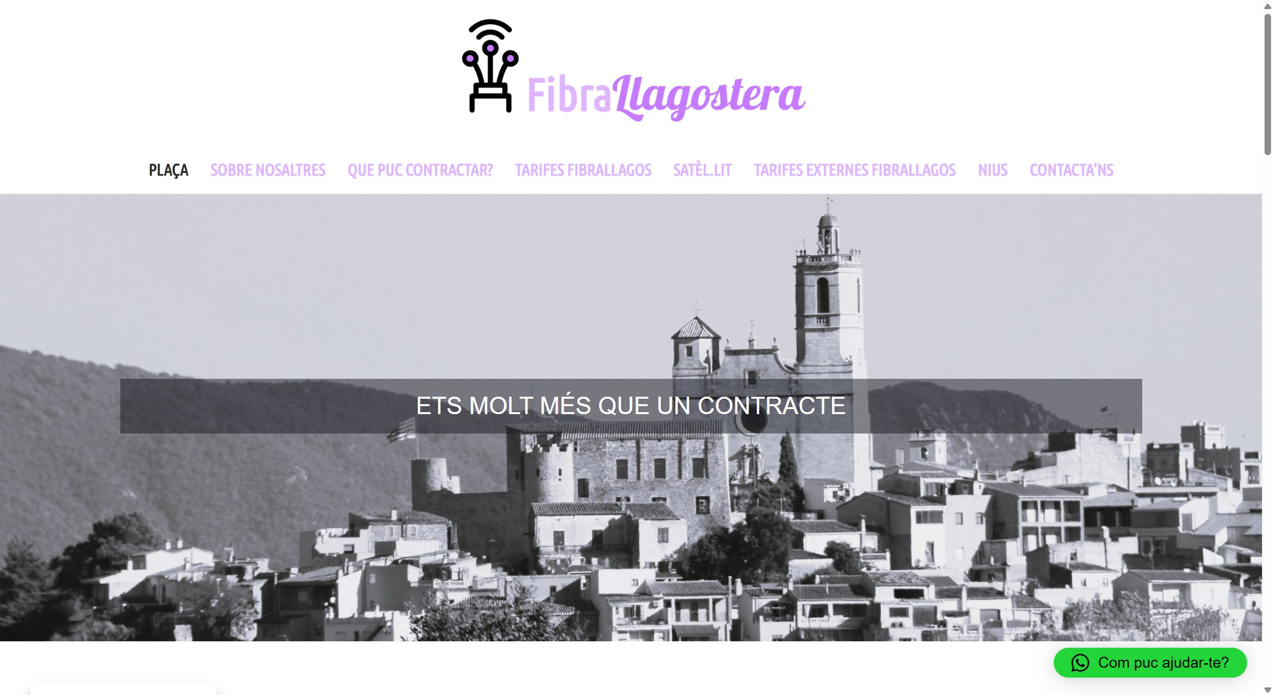 FibraLlagostera – vista 1
